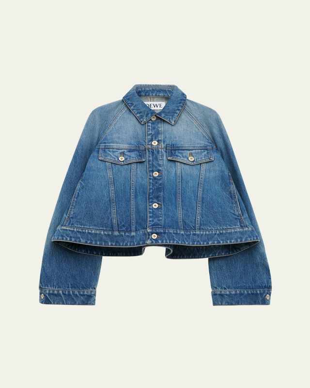 Denim Trapeze Jacket